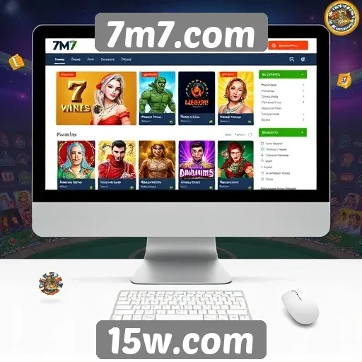 Acessibilidade e interface do usuário em 7m7.com